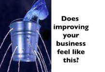 How may holes do you have to plug in your business?