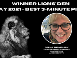 The Winner of May 2021’s Lions’ Den is…..