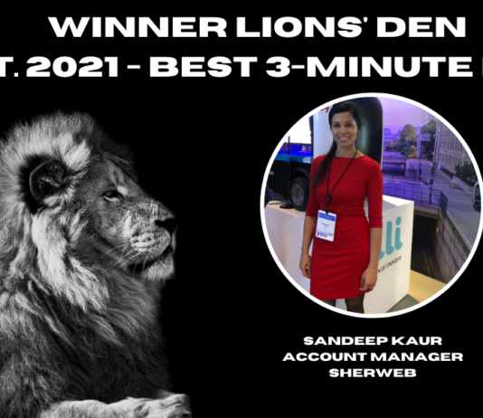 The Winner of September 2021 Lions Den is…..