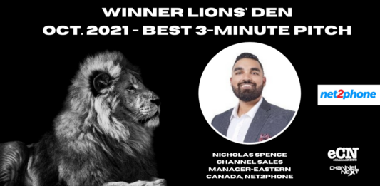 The Winner of October 2021 Lions Den is…..