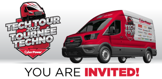 Julian Lee Discussed with CyberPower on Transistor Van Tour