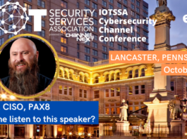 Come Meet Matt Lee of Pax8 at IOTSSA Cybersecurity Event Oct. 26th