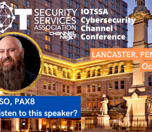 Come Meet Matt Lee of Pax8 at IOTSSA Cybersecurity Event Oct. 26th