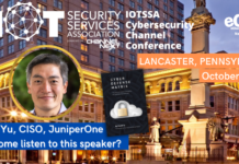 Come Meet Cyber Strategist and Advisor Sounil Yu at IOTSSA Cybersecurity Event on Oct. 26th-27th