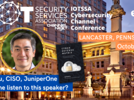 Come Meet Cyber Strategist and Advisor Sounil Yu at IOTSSA Cybersecurity Event on Oct. 26th-27th