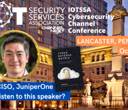 Come Meet Cyber Strategist and Advisor Sounil Yu at IOTSSA Cybersecurity Event on Oct. 26th-27th