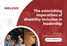 The astonishing imperatives of disability inclusion in leadership