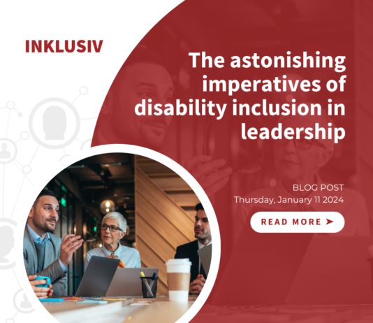 The astonishing imperatives of disability inclusion in leadership