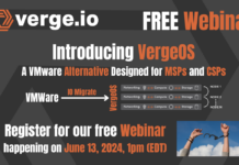 Join Verge.io Webinar on June 13th to Learn about a VMware Alternative Designed for MSPs and CSPs