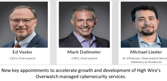High Wire Networks Appoints Edward Vasko as CEO and Mark Dallmeier as CRO of Overwatch