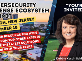Come Meet Debbie Kestin-Schildkraut at Cybersecurity Defense Ecosystem Summit in Edison on Nov. 18th