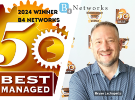 B4 Networks: One of Canada’s 50 Best Managed IT Companies for 2024