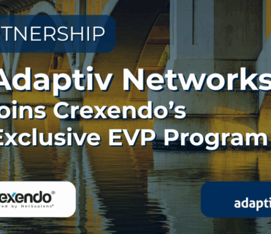 Adaptiv Networks Joins Crexendo’s Exclusive EVP Program, Bringing SD-WAN to NetSapiens MSPs